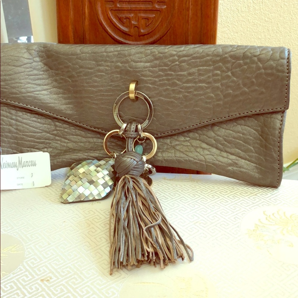 Alexis Hudson Leather Clutch